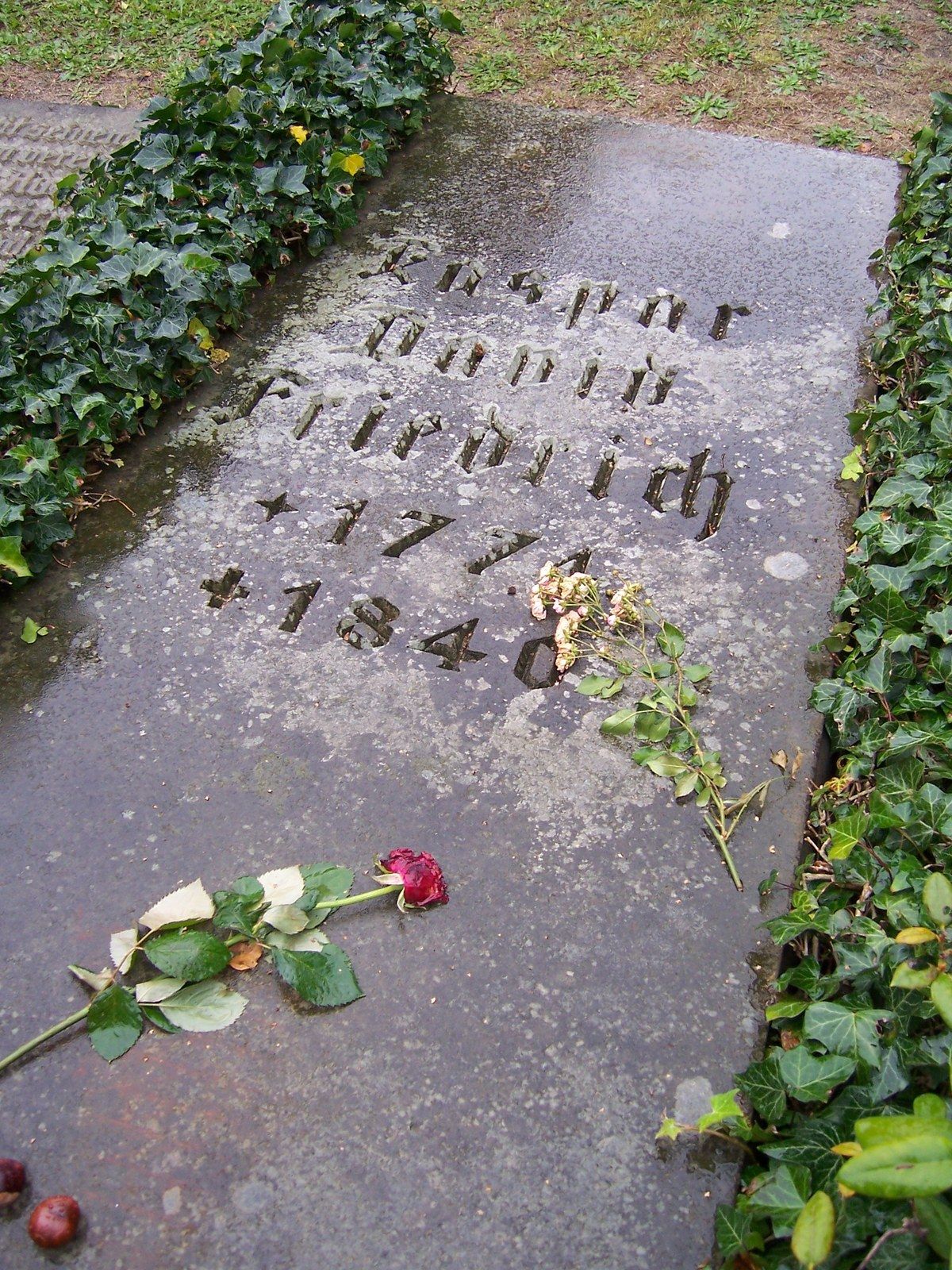 Grabstätte des Malers Caspar David Friedrich – Trinitatisfriedhof